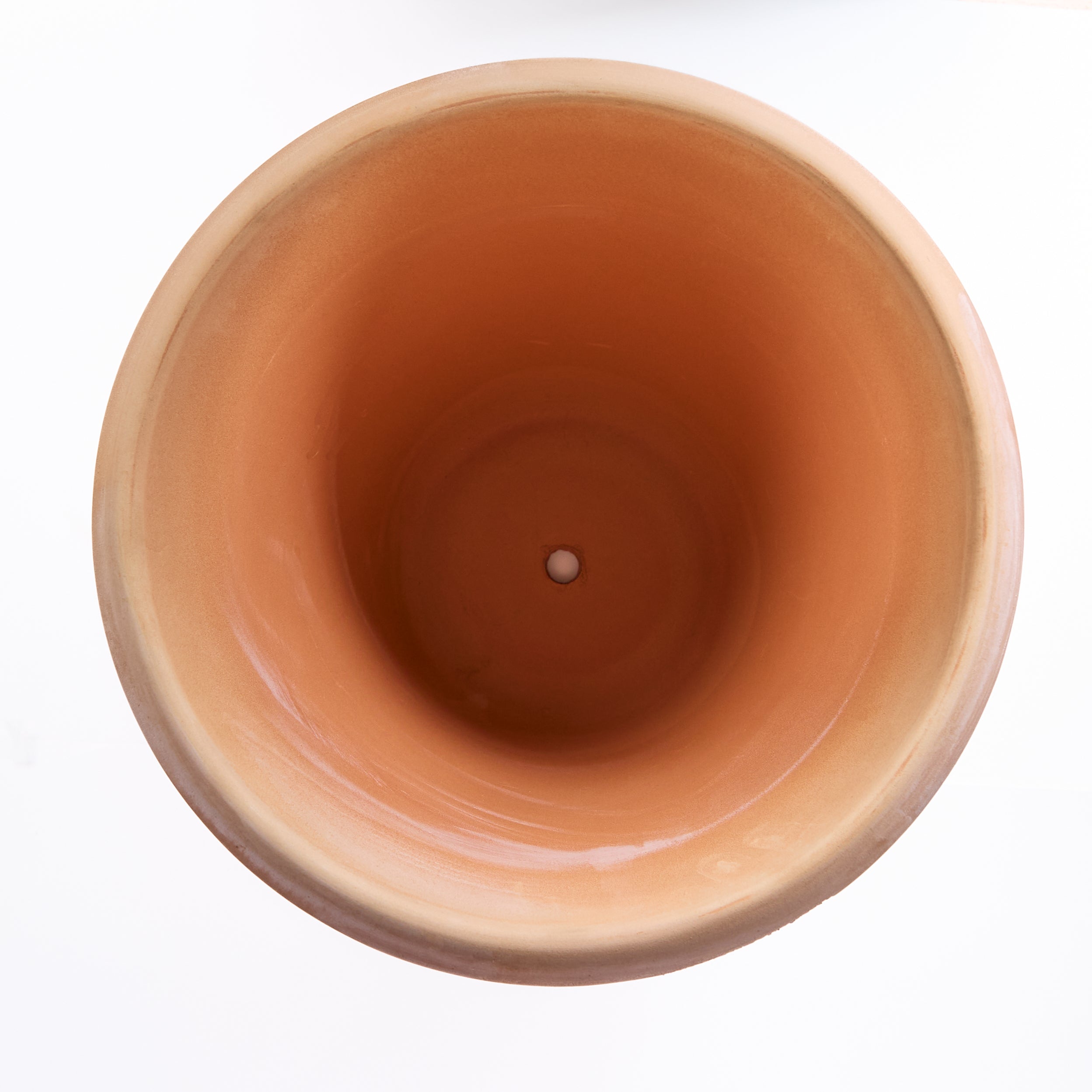 Hand-gilded terracotta pot with 22-karat gold rim – Zestasia l’origine